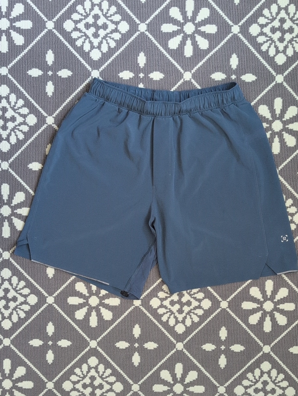 Lululemon Surge Running Shorts unlined- Slate Blue Mens Sz Small 6.5 Inch Inseam